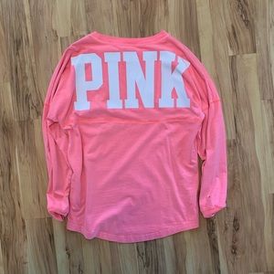 VS PINK Long Sleeve Tee, Size Small.